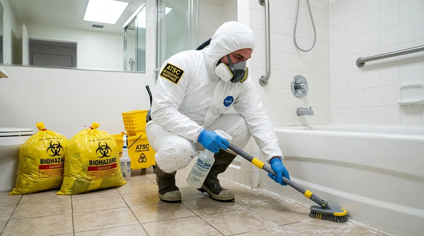 Decontamination equipment deployed for Blood Cleanup in West Chicago